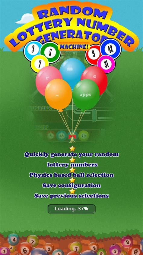 Advanced lottery random number generator..